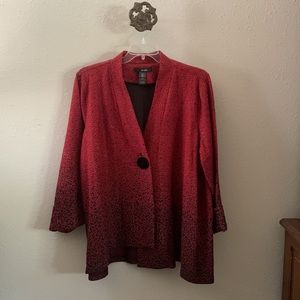 Ali Mile Asymmetric knit Jacket -3X